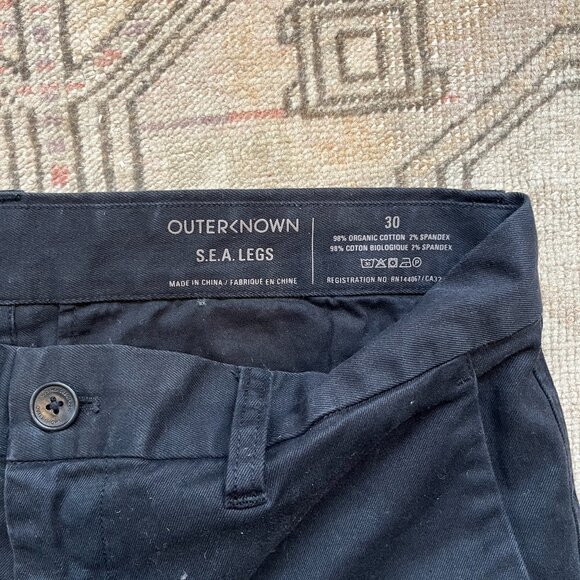 Outerknown SEA pants black (size 30) - Picture 3 of 8
